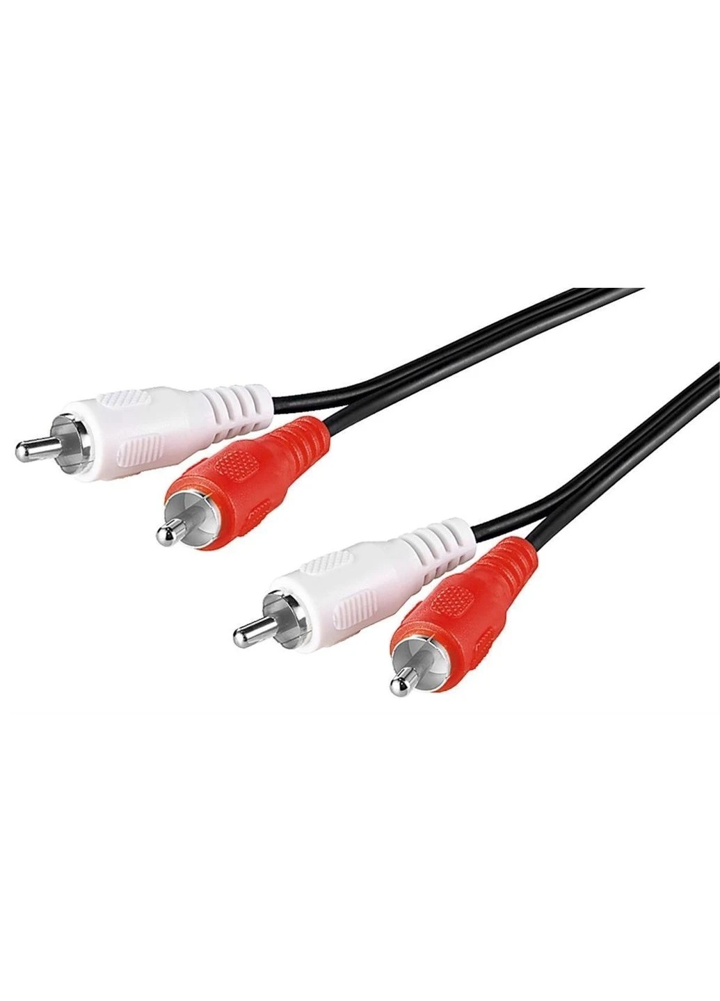 Кабель аудіо сигнальний RCA 2x2 M/M (тато/тато) 1.5m D=2x2.6mm Shielded PVC Nickel Goobay (382718862)