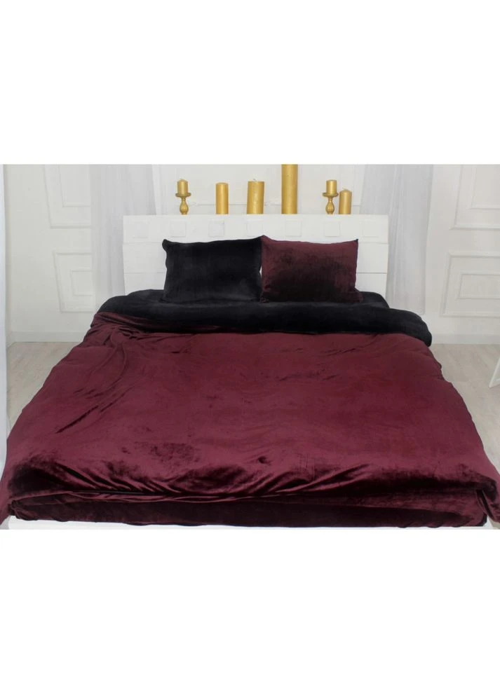Постільна білизна Велюр Winter Frost 28-0007 + 28-0002 Poinsettia Velvet 2х160х220 (m33737) Mirson Велюр Winter Frost 28-0007 + 28-0002 Poinsettia Ve (378359919)