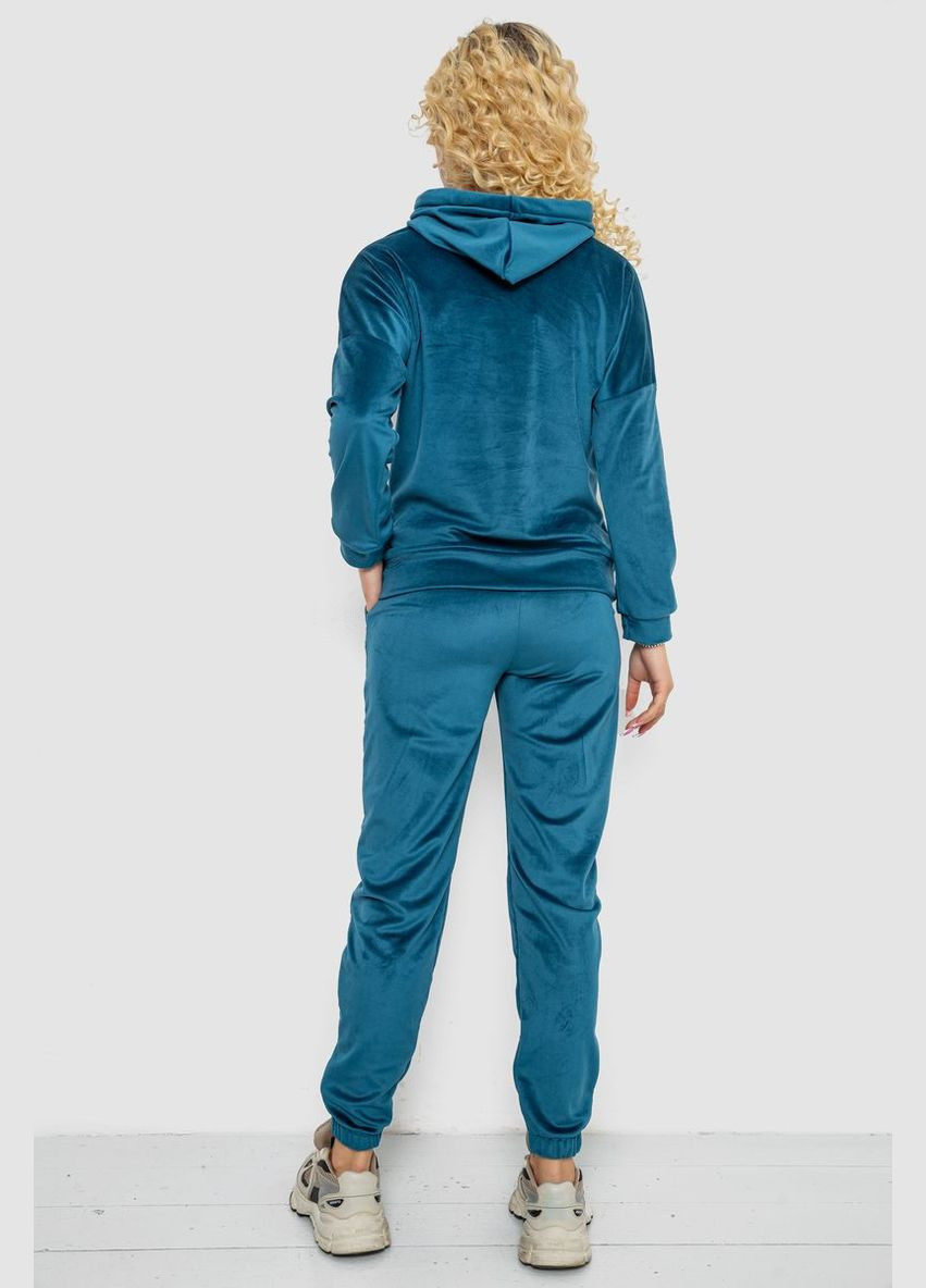 Спортивний костюм жіночий велюровий, колір світло-пудровий, 177R022-1 Ager (317343511)