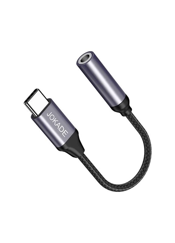 Переходник JC001 AUX – Type-C- черный Jokade (388967124)