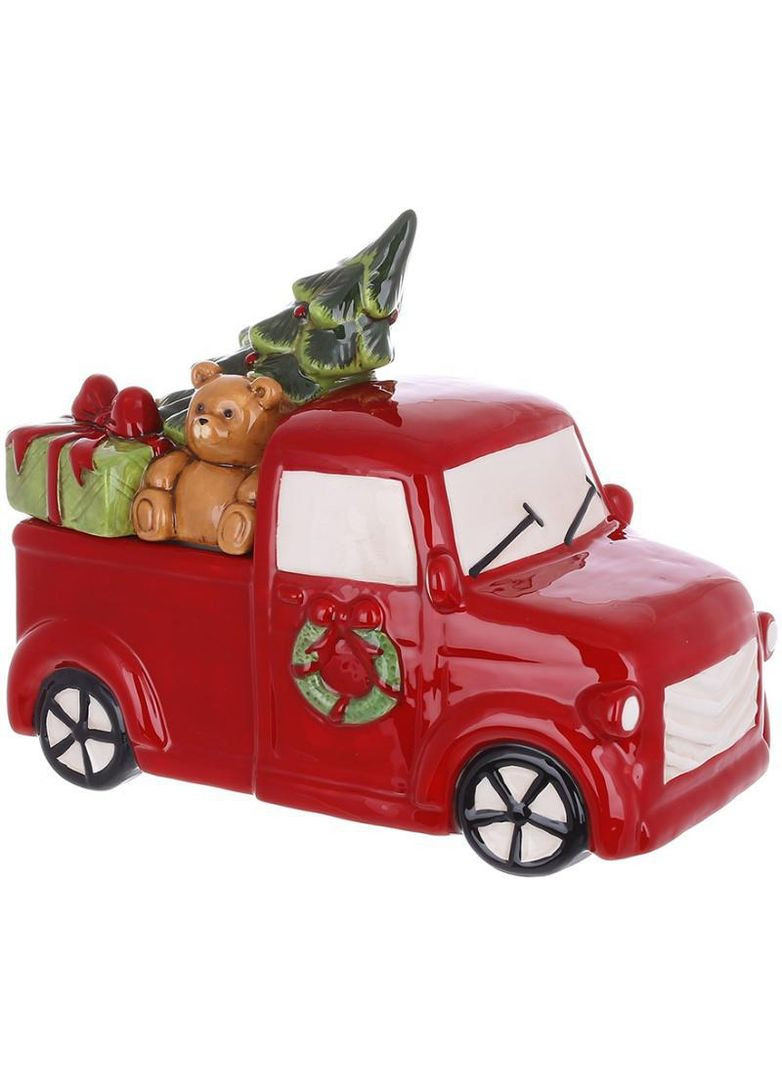 Банка для новогодних сладостей "Машина с Елочкой" 2.6л, керамика BonaDi (330137697)