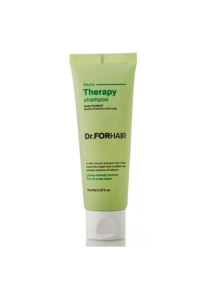 Фітотерапевтичний шампунь для чутливої шкіри голови Phyto Therapy Shampoo Dr.Forhair (372594778)