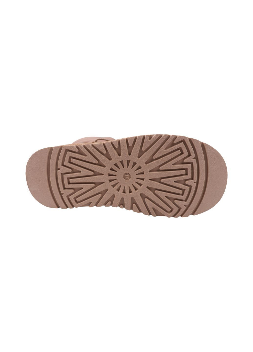 Угги женские капучино балоновые на платформе Sorte Lady 158-25ZU (308862606)