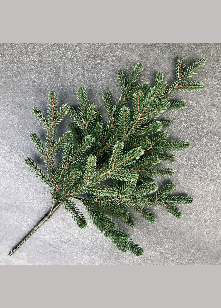 Декоративная ветвь искусственной хвои Traditional 60 см зеленая HVOYA (328908567)