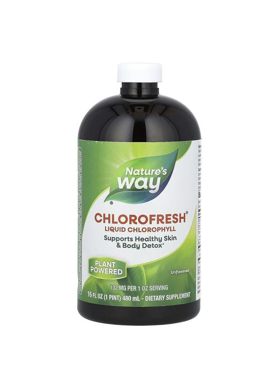 Хлорофіл, Chlorofresh,, рідкий, 132 мг, без смаку, 480 мл Nature's Way (367985669)