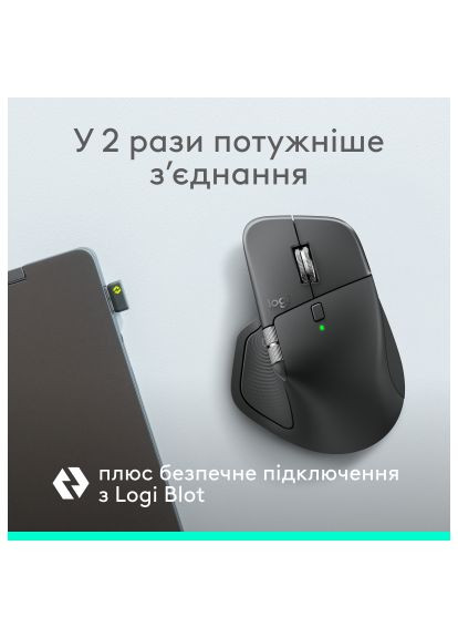 Мышка MX Master 4 for Business Wireless/Bluetooth Graphite (910-007617) Logitech MX Master 4 for Business Wireless/Bluetooth Graphi (368799560)