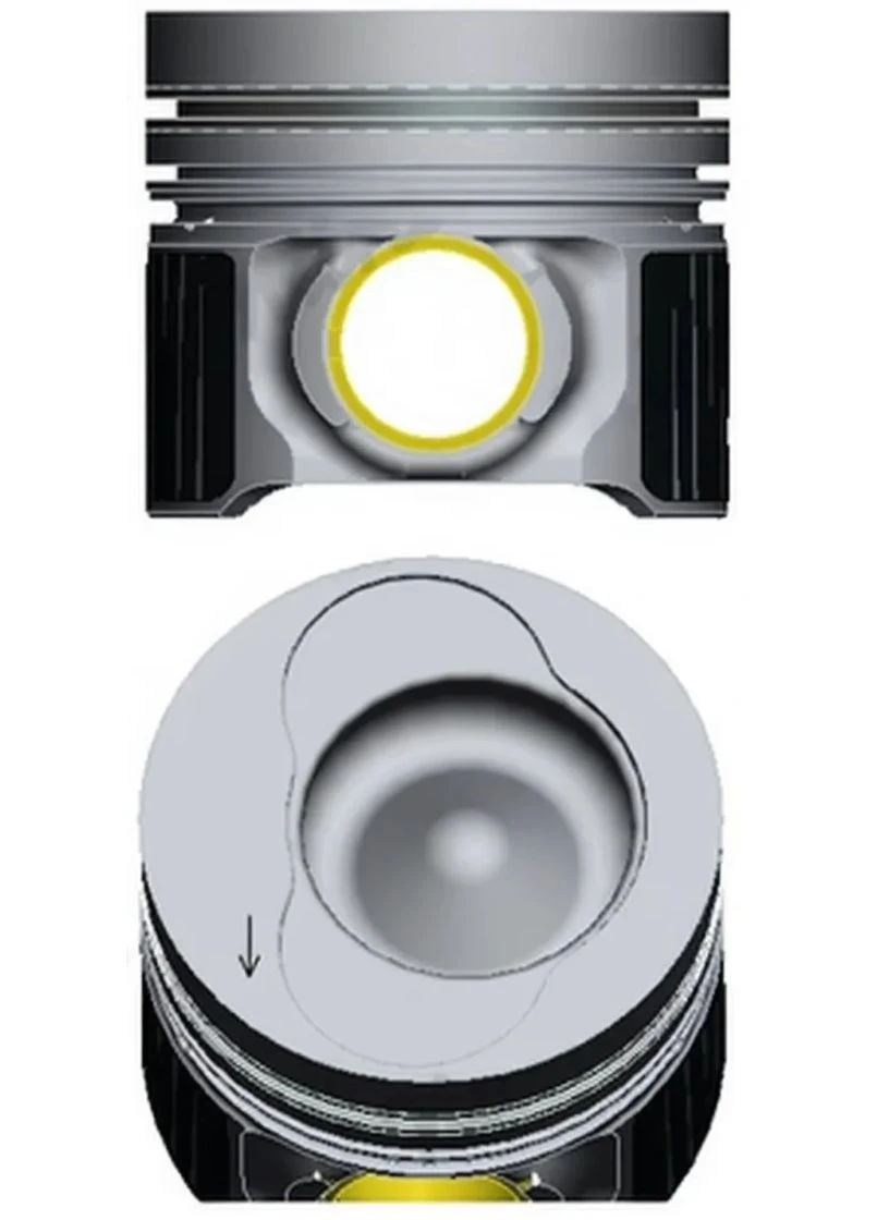 Поршень с кольцами VAG 81,51 2,5TDi Crafter BJL/BJM/CECA Euro 5 06 (выр-во ) 87-421007-30 Nural (366301085)
