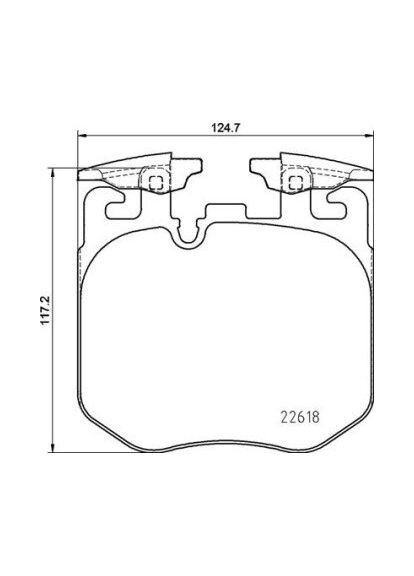 Тормозные колодки дисковые Brembo (364835419)