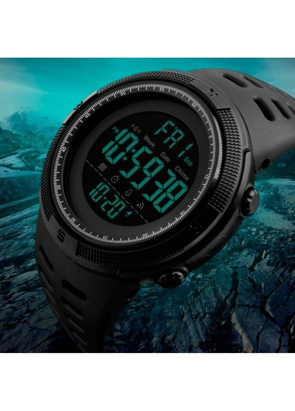 Чоловічий наручний годинник Amigo Чорний Skmei (313653667)