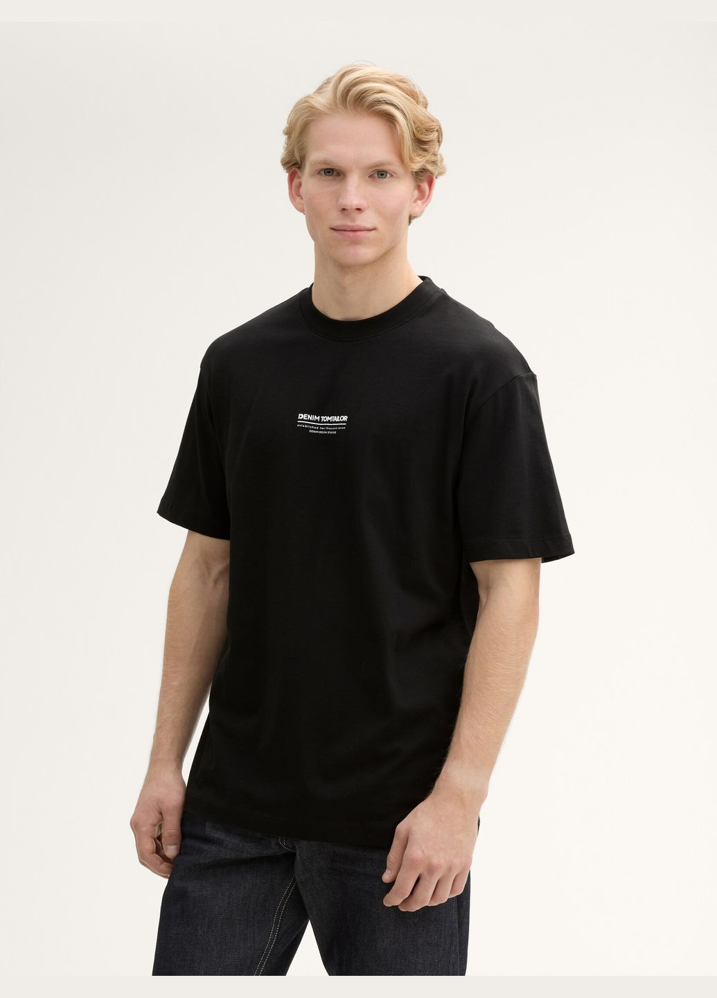 Черная футболка Tom Tailor