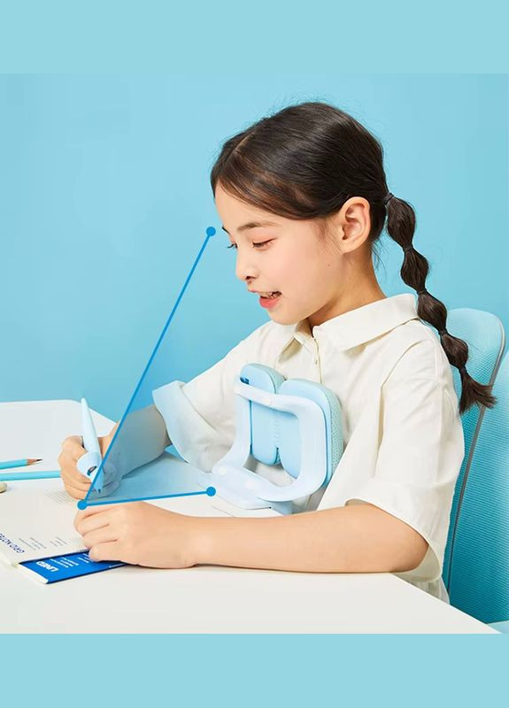 Корректор осанки выпрямитель спины на стол для письма и чтения желтый No Brand (337097428)