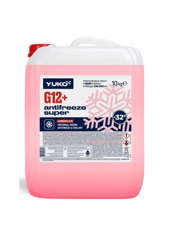Антифриз 32 Super G12+ черв. 10л (4823110405611) Yuko (399093625)