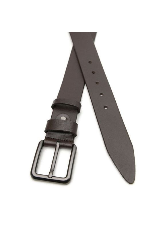 Мужской ремень кожаный V1125GX05 Коричневый Borsa Leather (302972023)