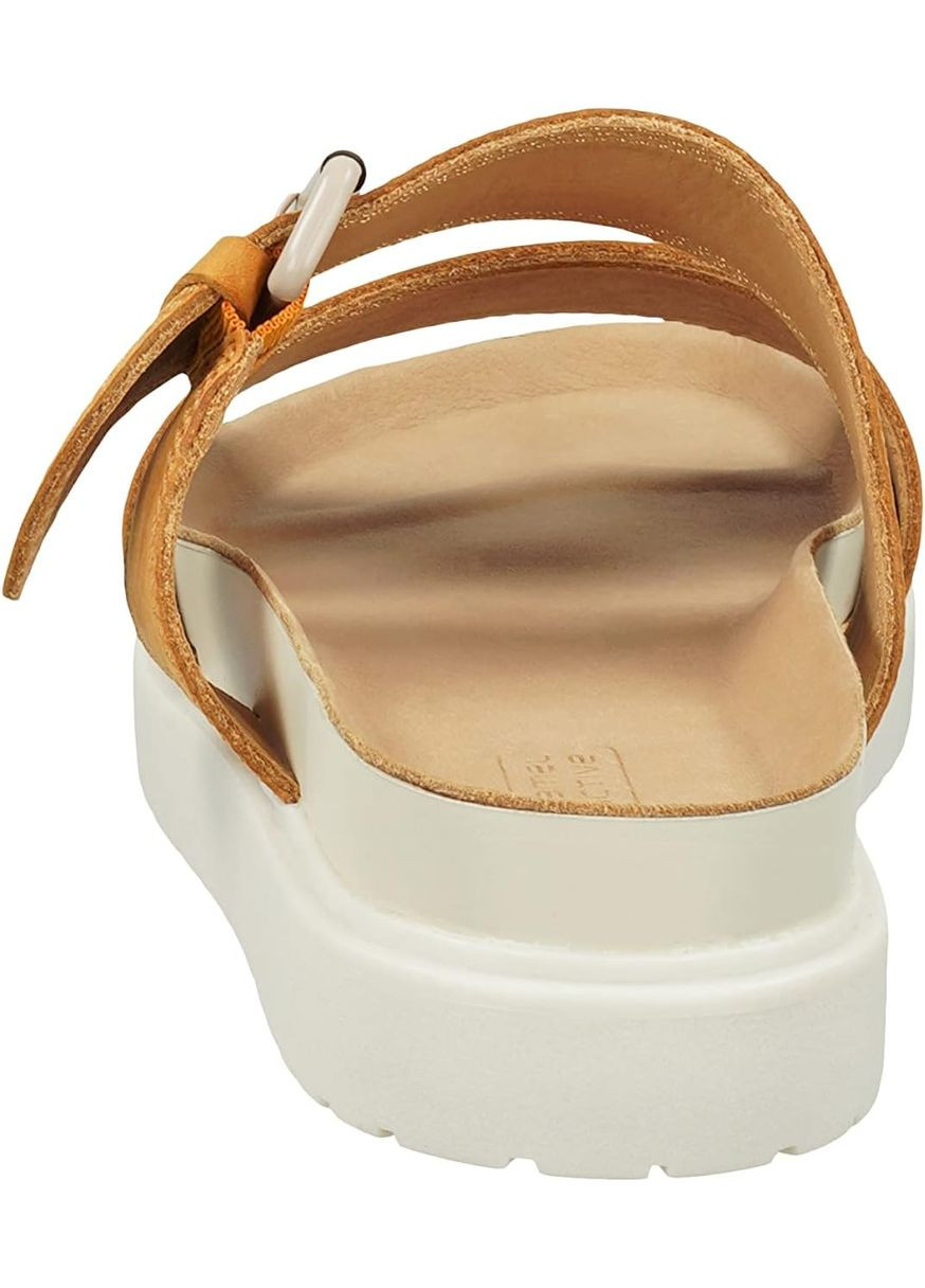 Светло-коричневые женские шлепанцы Camel Active