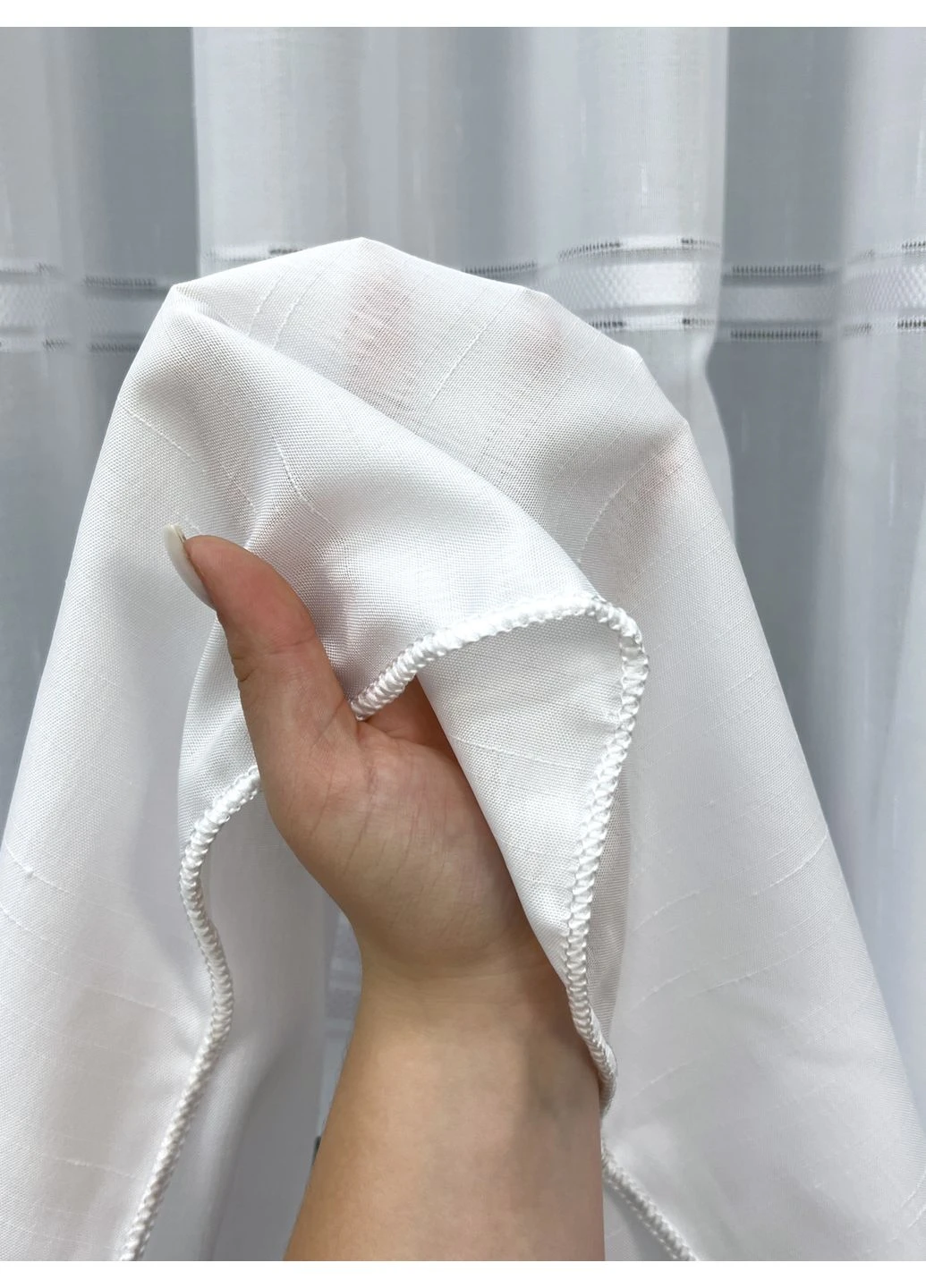 Тюль 2078т Мережка Лен 400х270 см (42-1297) VR-Textil (399972725)