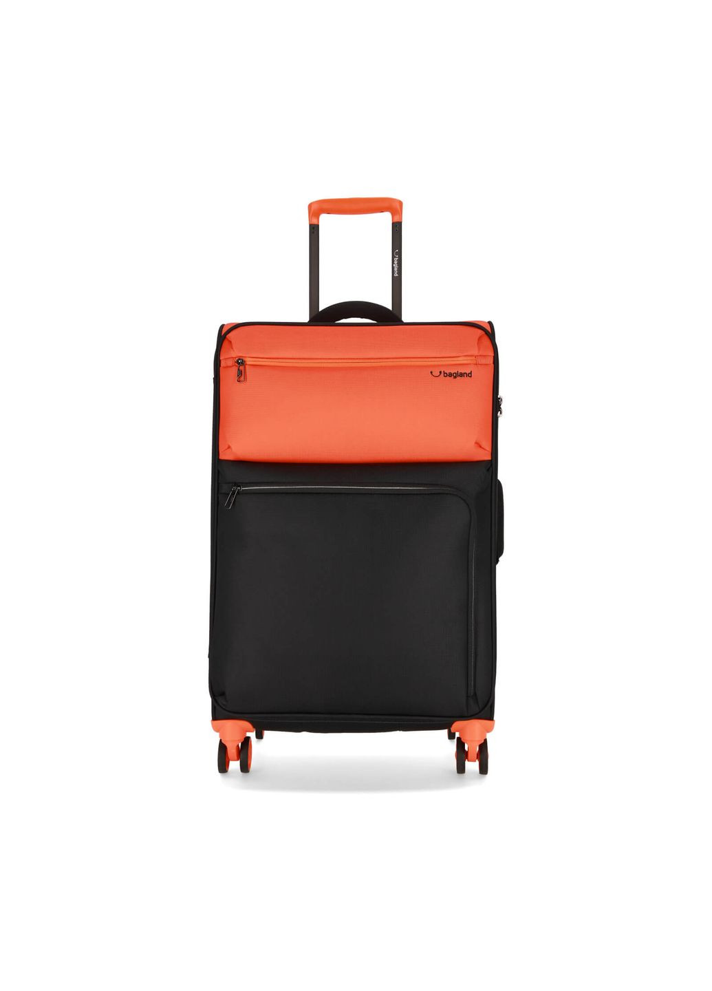 Чемодан Stella 41х58 см Оранжево-черный ('1142921827') Bagland (322463972)