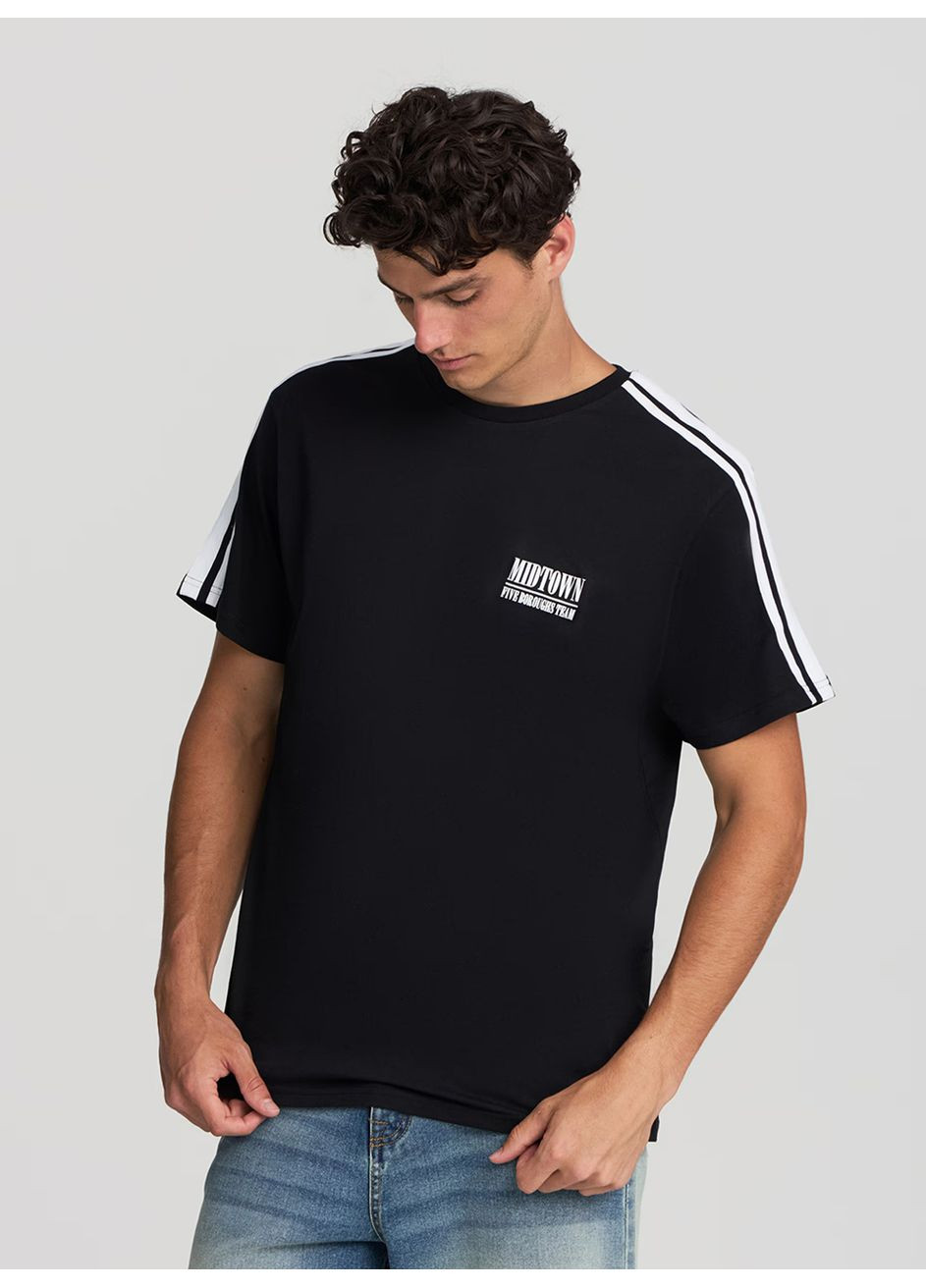 Черная футболка муж Terranova