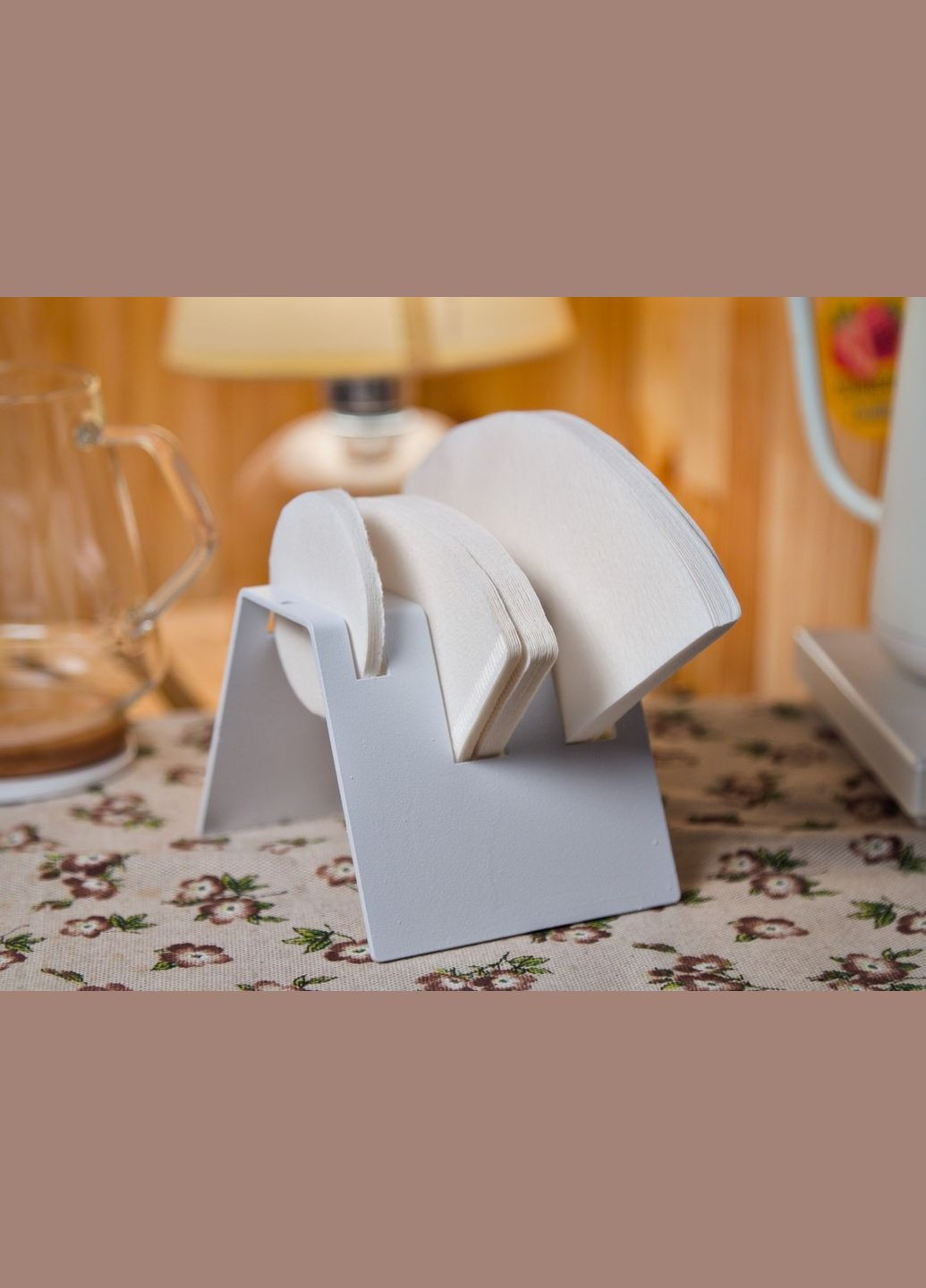 Підставка тримач Mr. Heavy для кавових фільтрів Біла (R-300229-VS) No Brand (314455042)