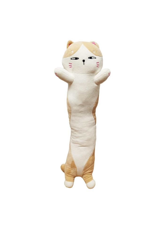 Мягкая игрушка антистресс "Кот батон" K15216, 70 см Бежевый Bambi (341610025)