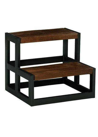 Скамейка-ступенька из дерева Томпсон венге-капучино (ССТ-00891209) No Brand (327868321)