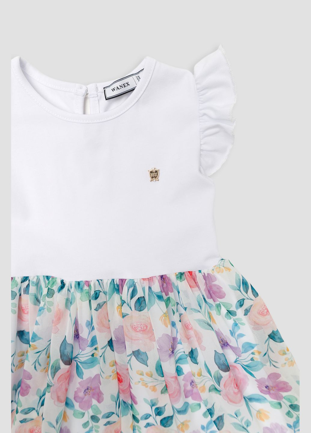 Белое платье для девочки цвет белый cb-00268902 Wanex (319093894)