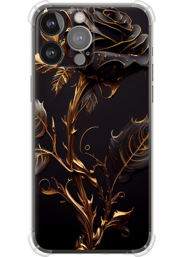 Силіконовий протиударний с посиленими кутами чохол 'Троянда 3' для Endorphone Apple iPhone 13 Pro Max (267500111)