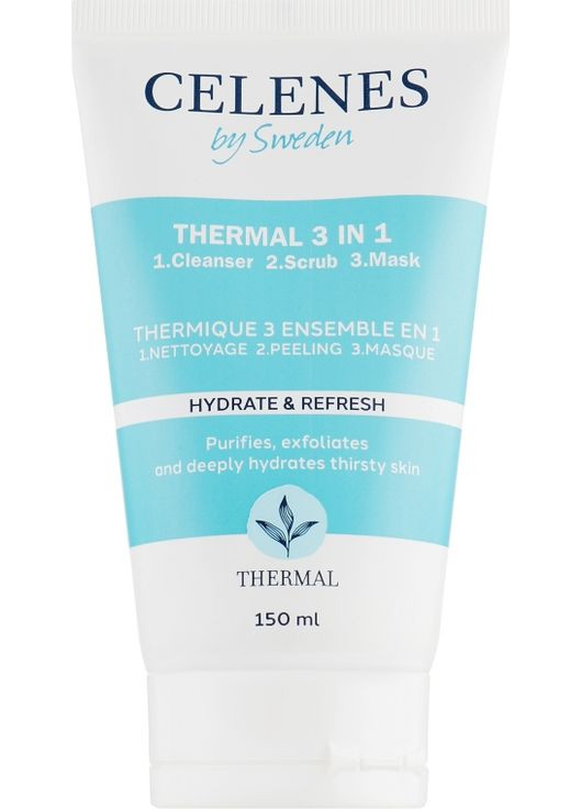 Термальный очищающий скраб-скраб-маска 3в1 Thermal 3in1 Cleanse-Scrub-Mask 150ml (780611-11097) Celenes (368661734)