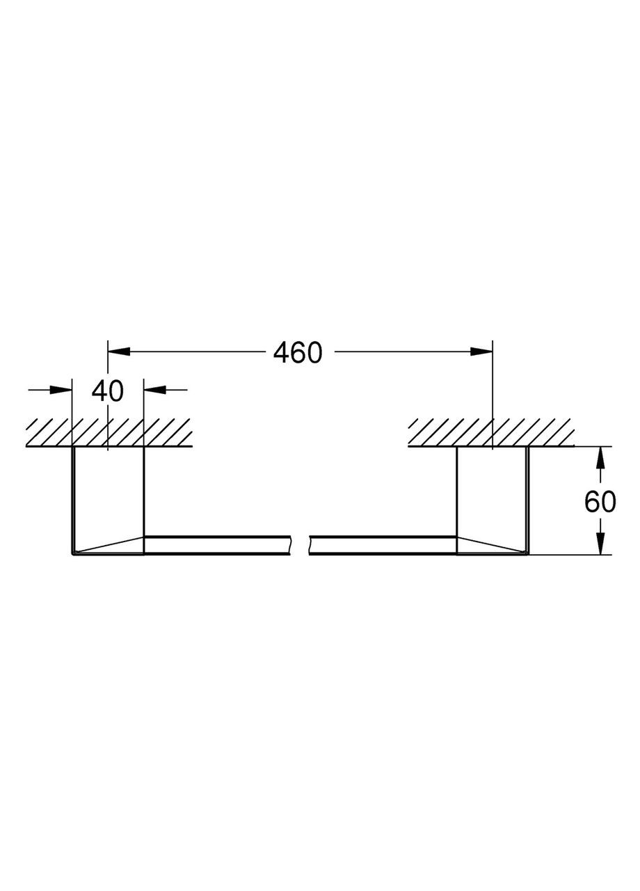 Полотенцедержатель Selection Cube (40767000) Grohe (369933574)
