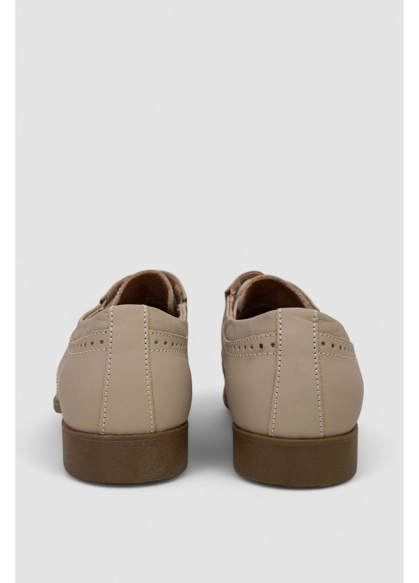 Темно-бежевые туфли мужские с перфорацией,, 243rc1593 KangFu