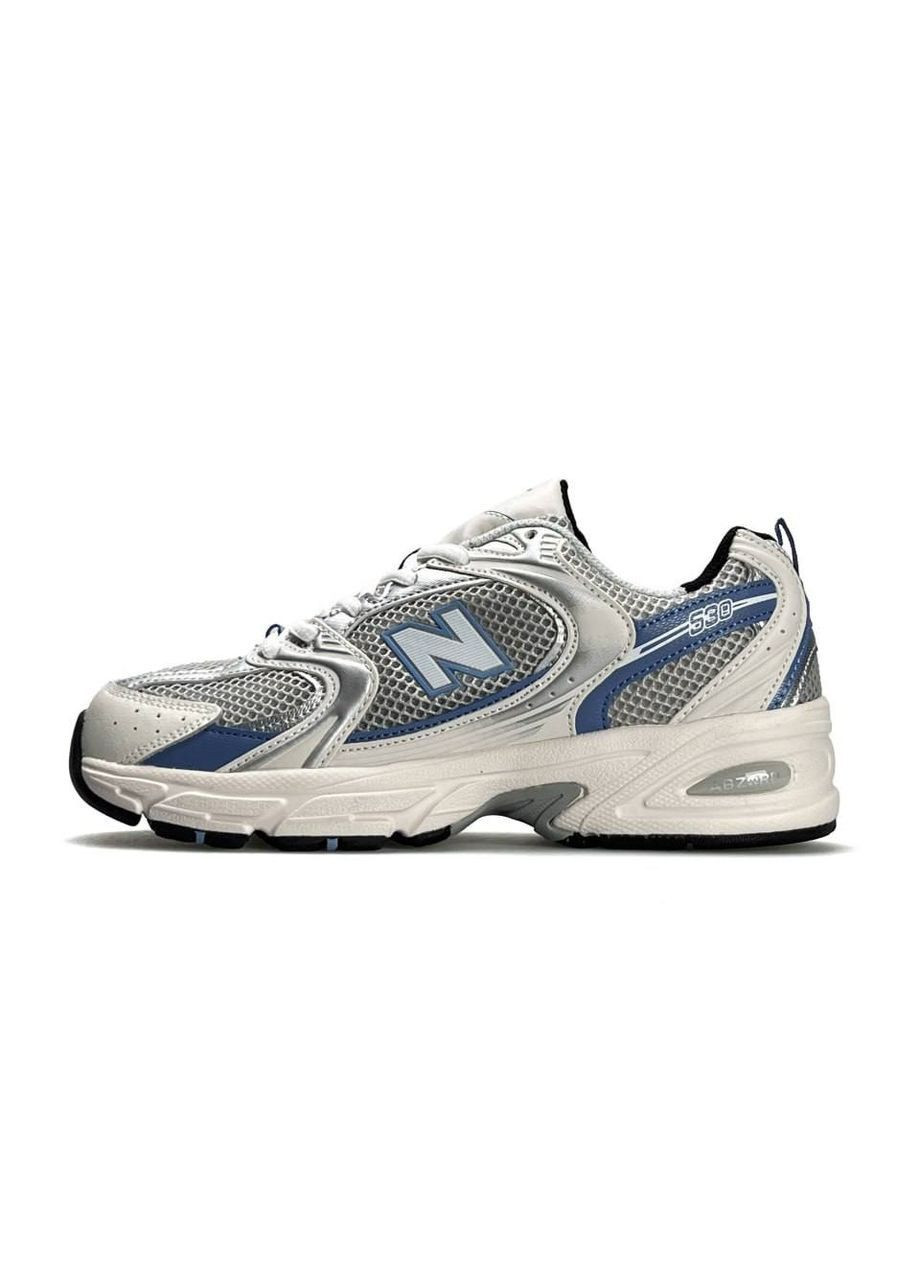 Світло-блакитні Осінні кросівки new balance 530 steel blue mr530kc No Brand