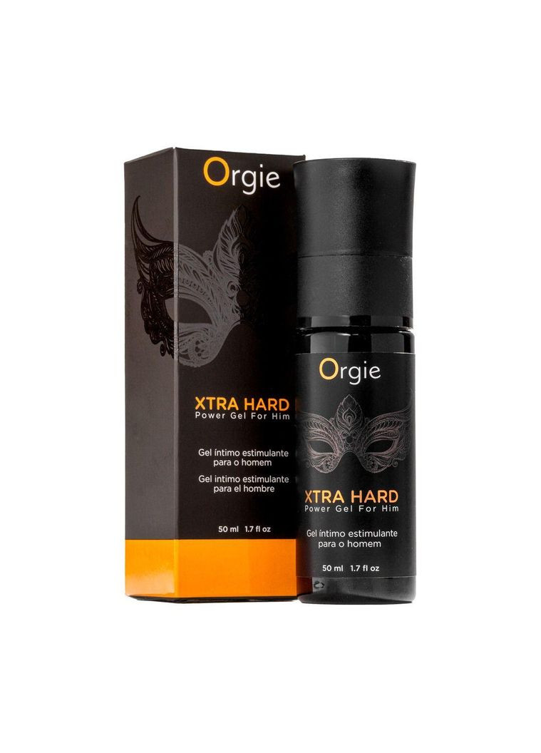 Гель для стимуляції члена Xtra Hard Power Gel For Him, 50 мл, розігріває, посилює ерекцію Orgie (367723765)