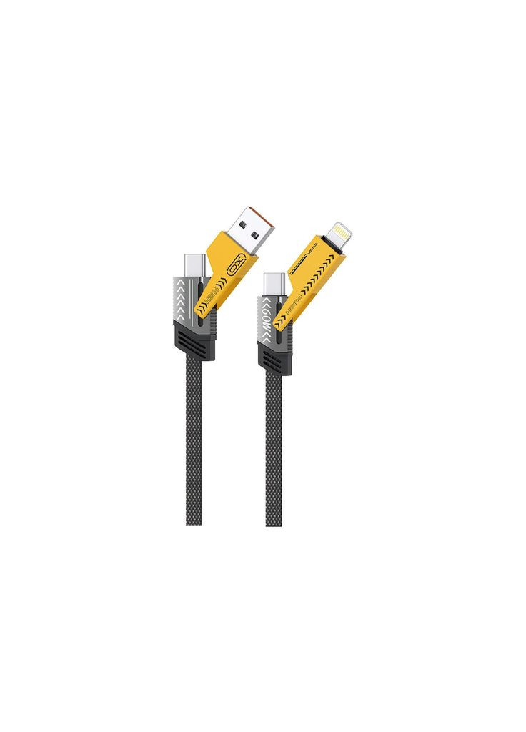 Дата кабель (m501466) XO USB-C + USB A to USB-C + Lightning (369020358)