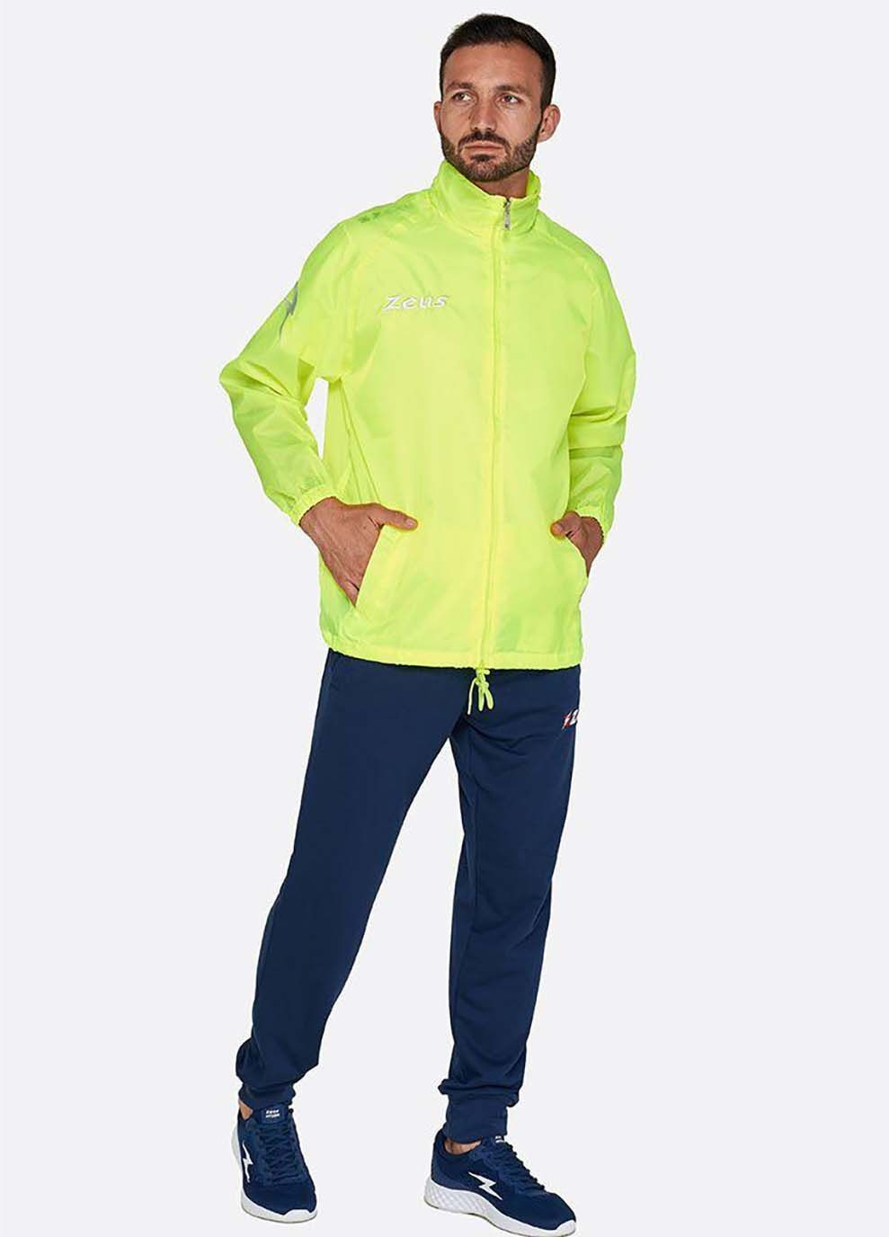 Желтая демисезонная ветровка Zeus