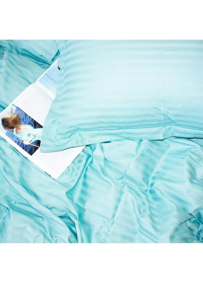 Постільна білизна SatinStripe 30-0015GreenWave 110х140 Дитячий (2200005246245) Mirson (280432837)