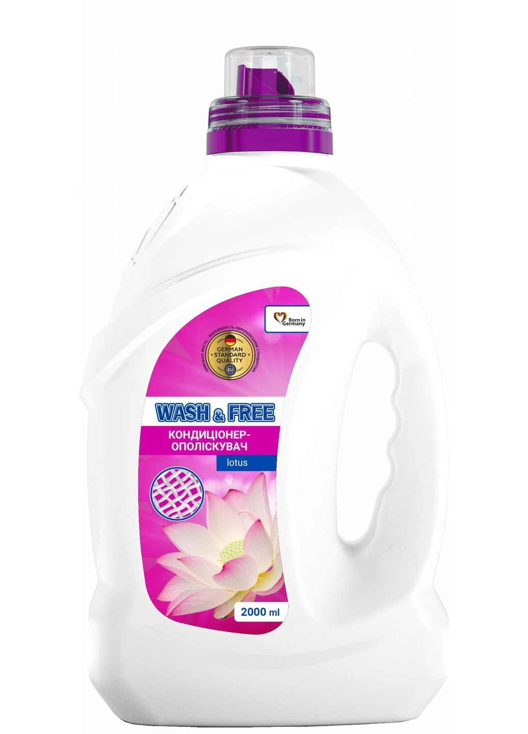Смягчитель тканей Wash&Free Лотос 2л WASH & FREE (299150741)