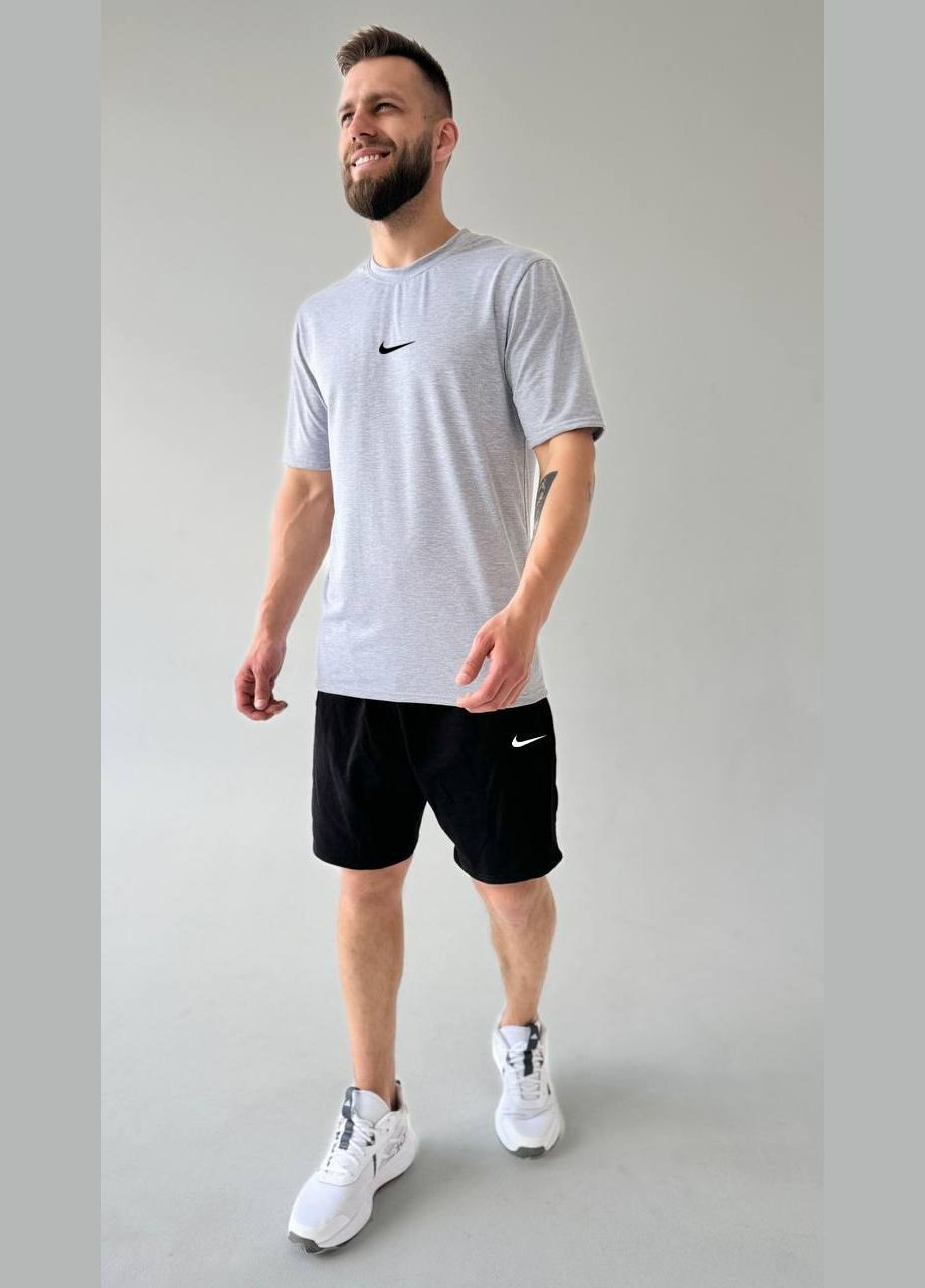 Мужской летний костюм серый No Brand (329472005)