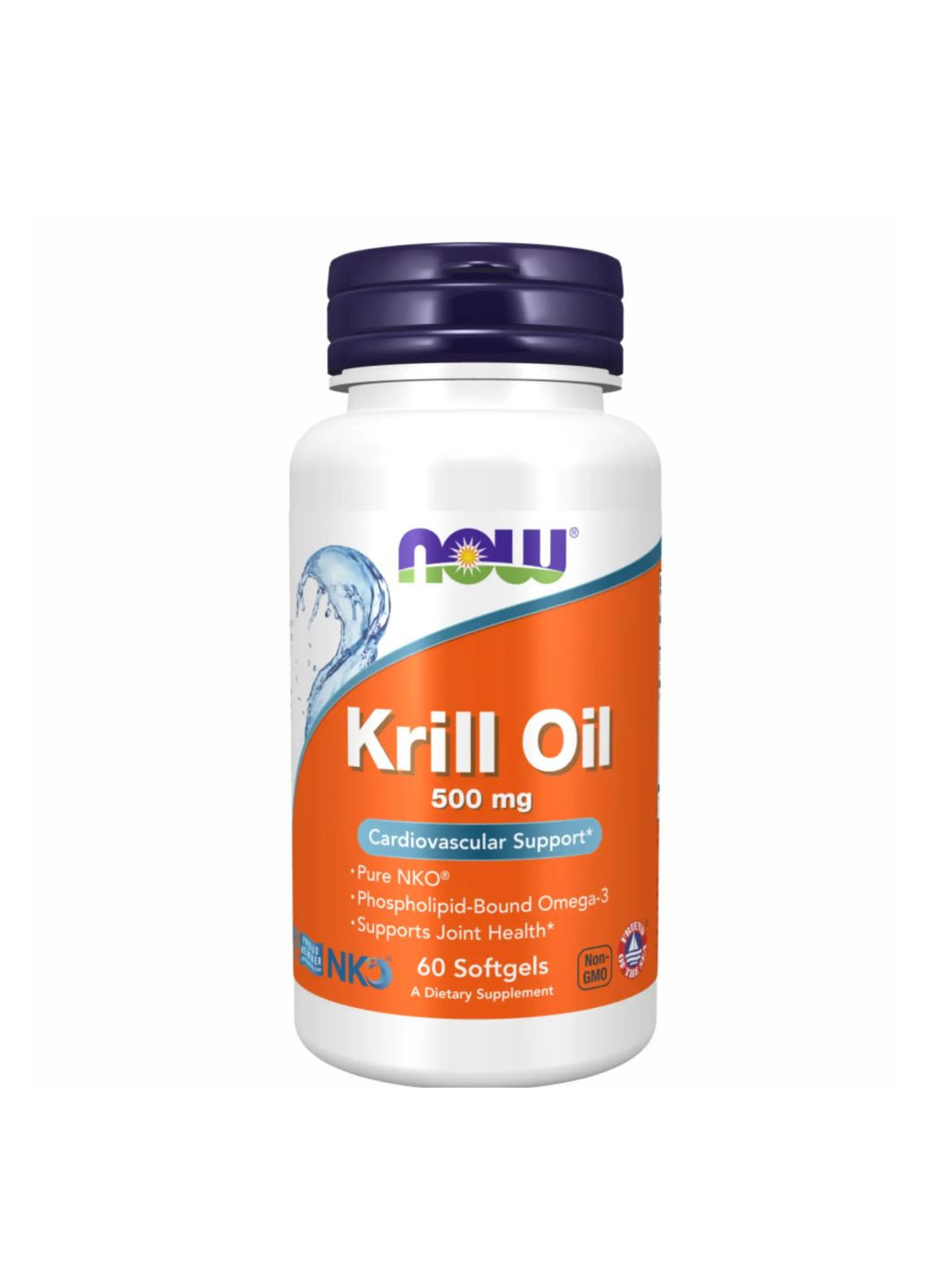 Krill Oil 500 mg - 60 sgels Масло криля для суставов Now Foods (292314875)