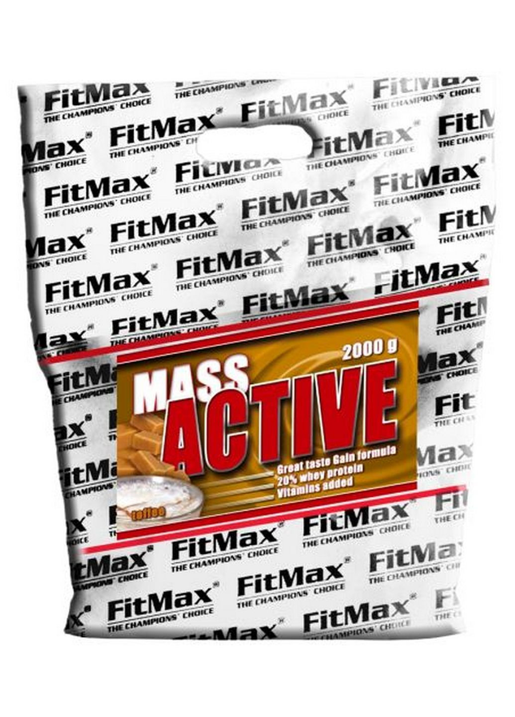 Гейнер Mass Active, 2 кг Карамель FitMax (293483191)