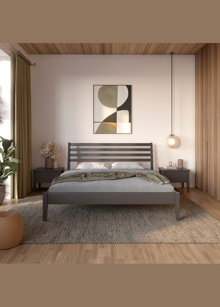 Односпальная кровать Челси (RAL9011) 80х190 см Mebigrand (366085399)