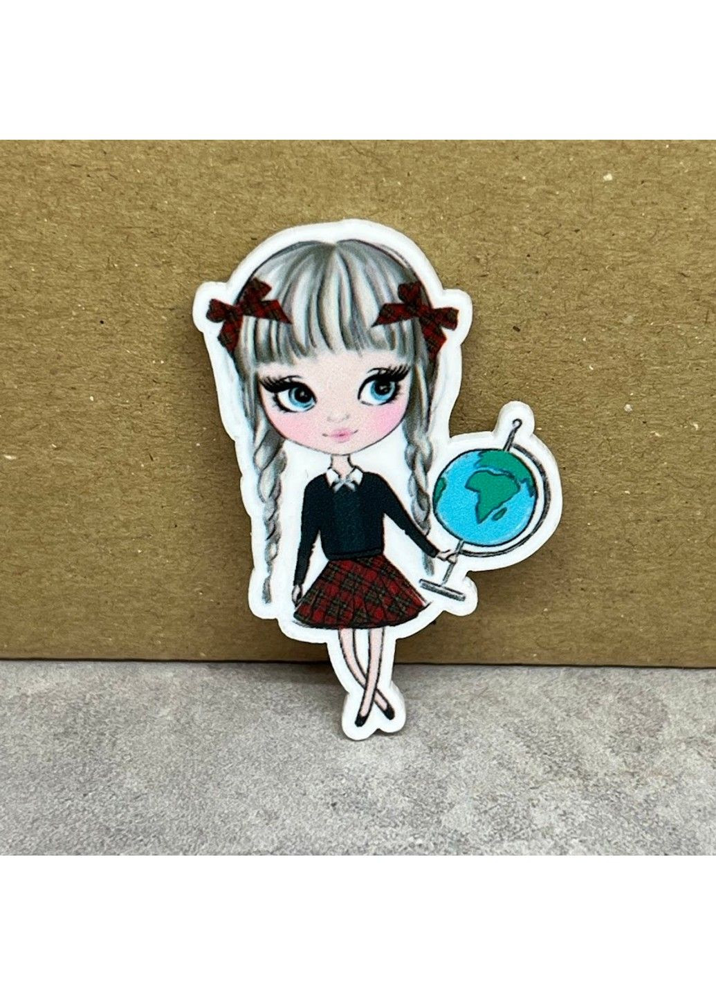 Пластиковый декор (серединка для бантика) - размер 4,5 см, арт 018464, 1 шт No Brand (339102113)