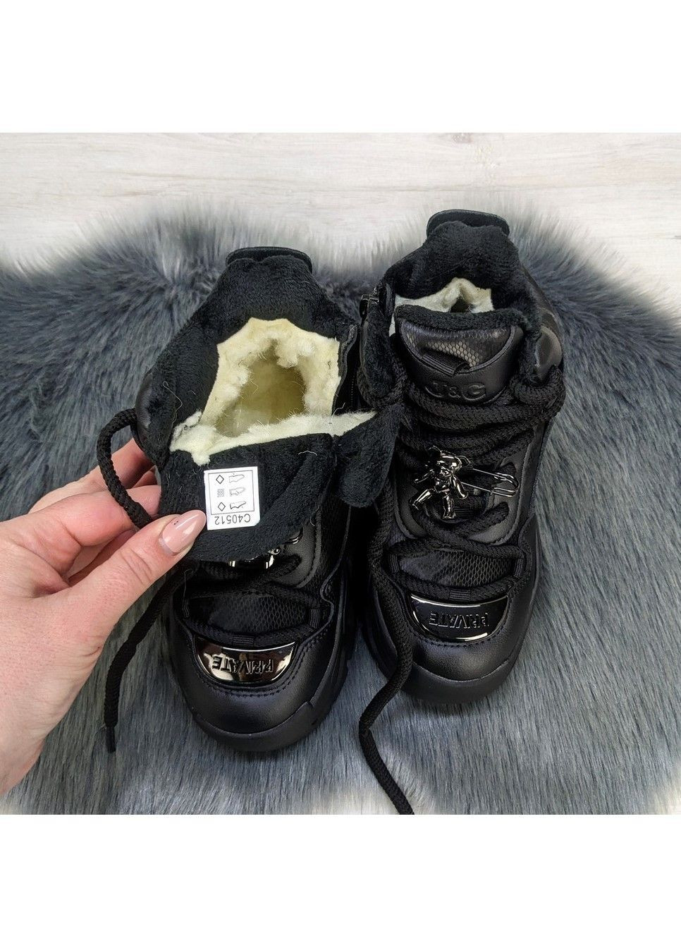 Черевики зимові дитячі для дівчинки на платформі Jong Golf (307792999)