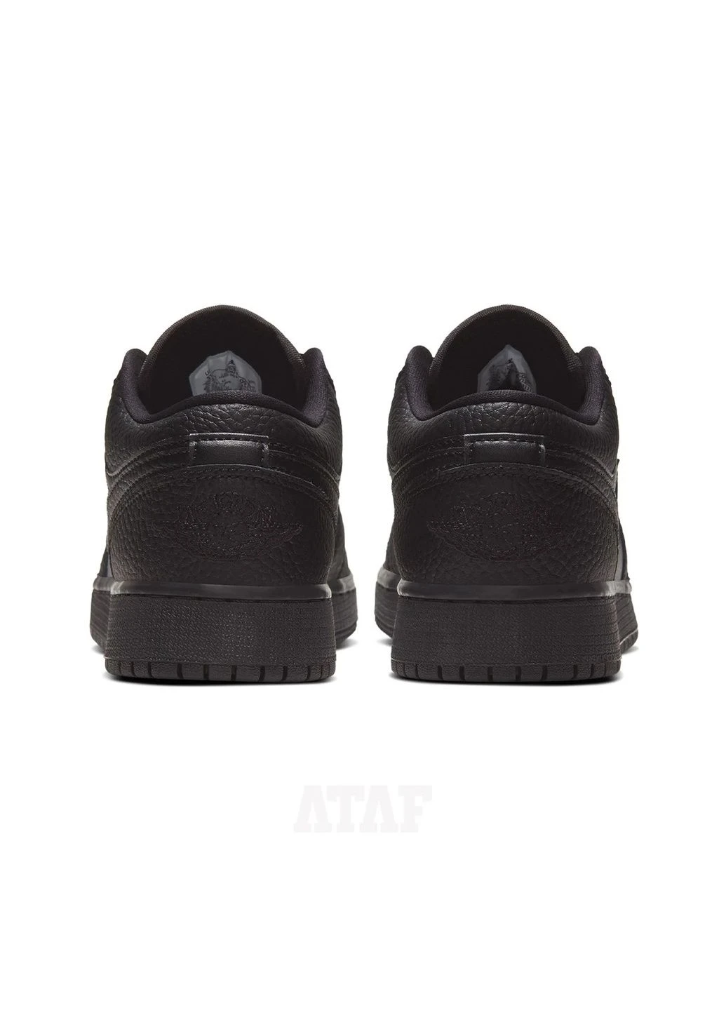 Кроссовки детские Air Jordan 1 Gs Low Triple Black 553560-091 Nike чёрные (391225911)
