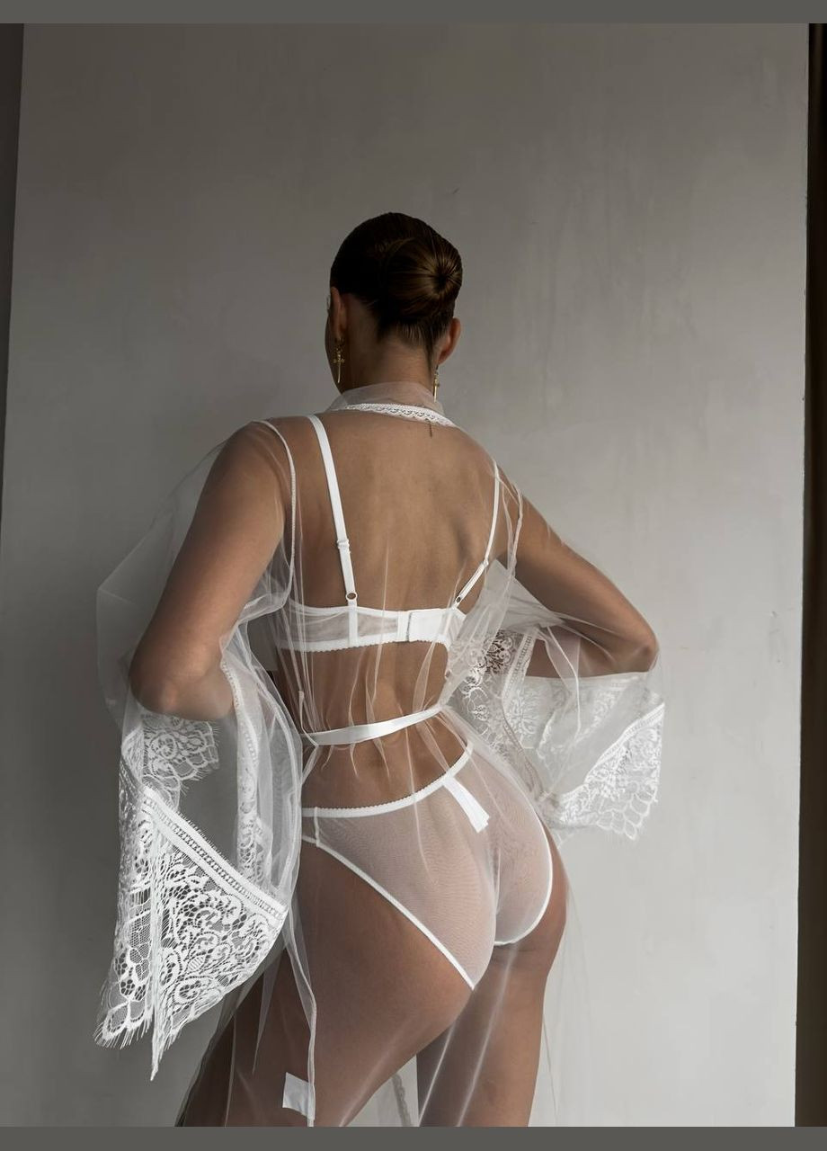 Халат з мереживом No Brand (323966638)