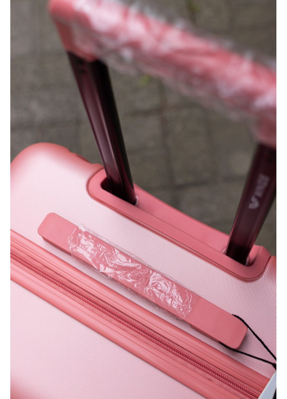 Валіза пластикова ручна поклажа S, колір рожевий Wings 190 (361048002)