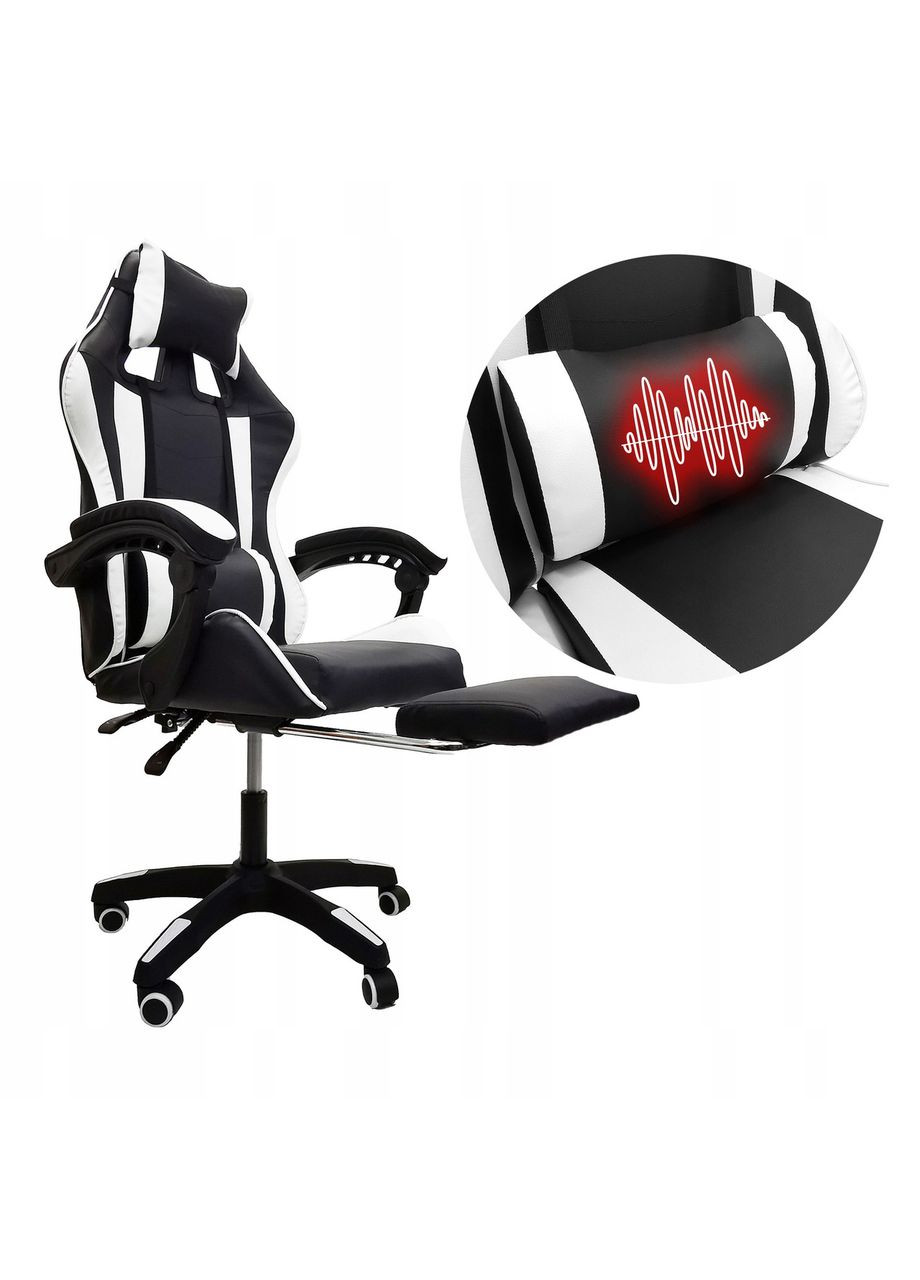 Компьютерное кресло Viper White с функцией массажа Kontrast (336929466)