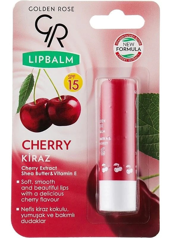 Бальзам для губ "Вишня" Lip Balm Cherry SPF15 4.6g (2-1005450) GOLDEN ROSE (380528131)