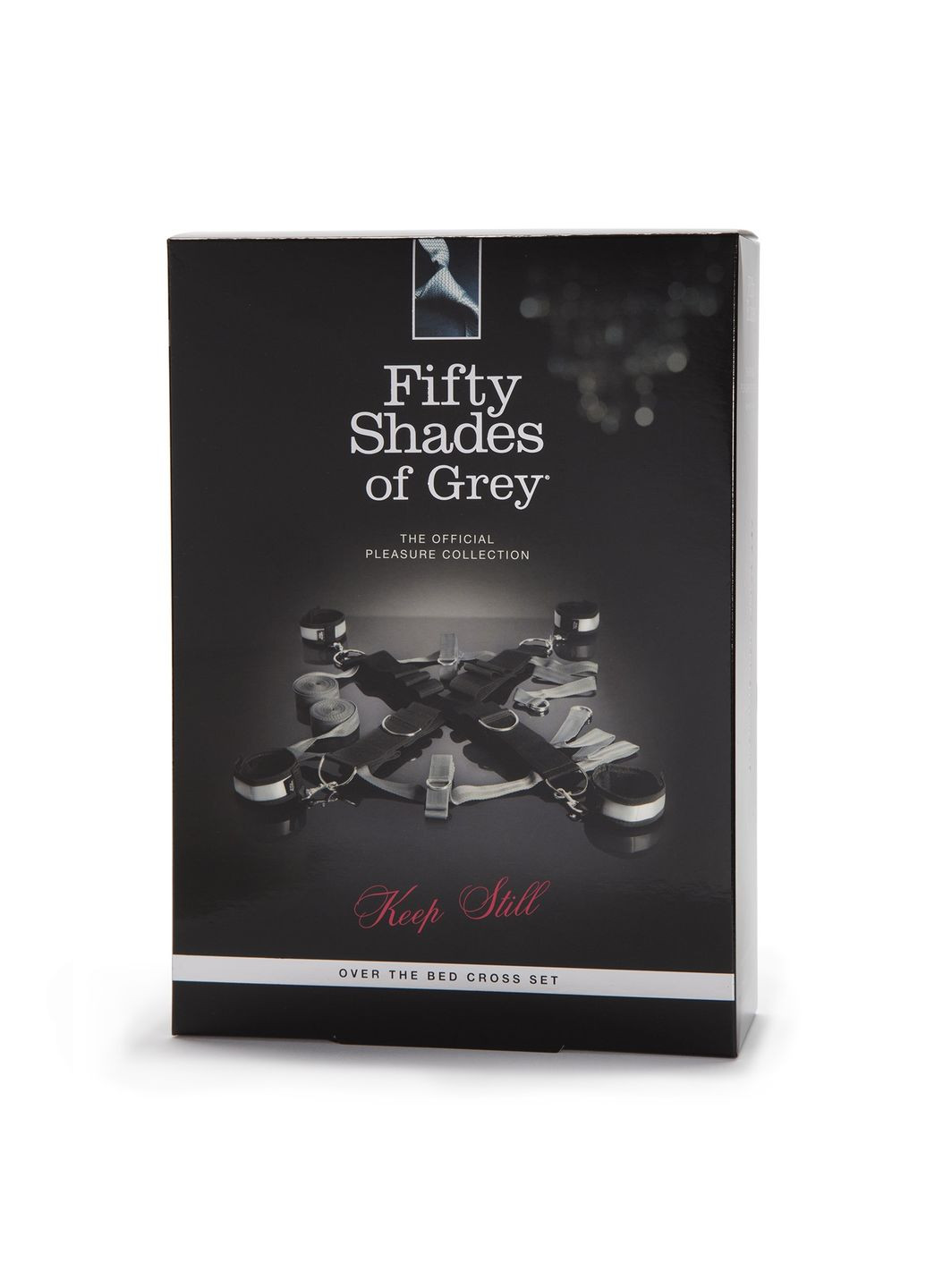 Крестообразная ременная система для фиксации к кровати Fifty Shades of Grey Замри CherryLove Lovehoney (282710782)
