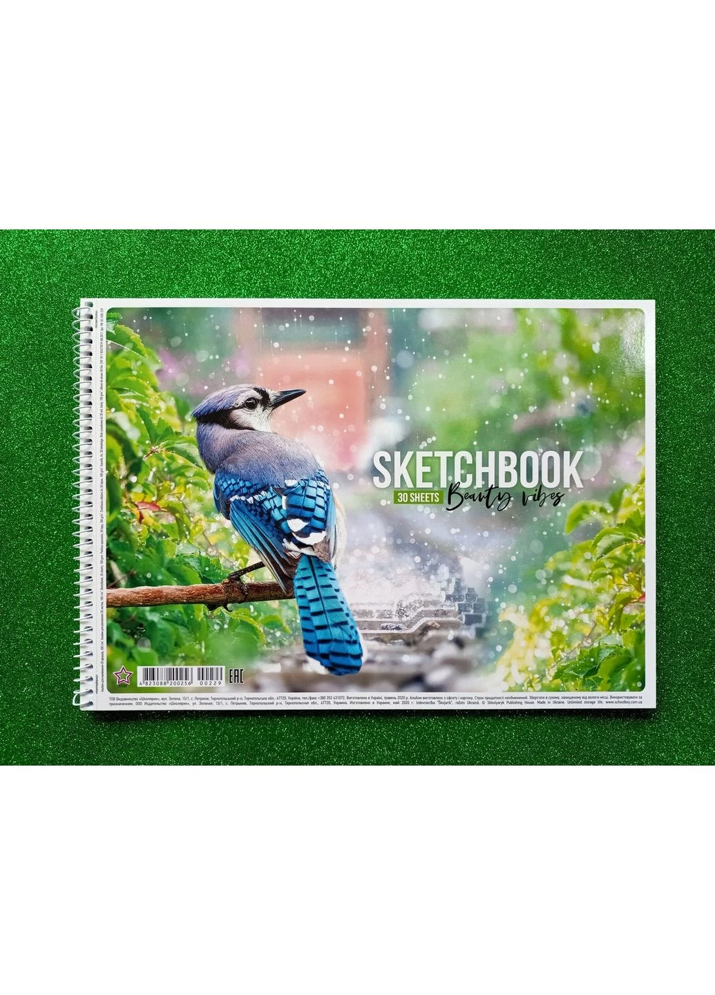 Альбом для малювання 30 аркушів на спіралі Сойка Школярик (385649717)