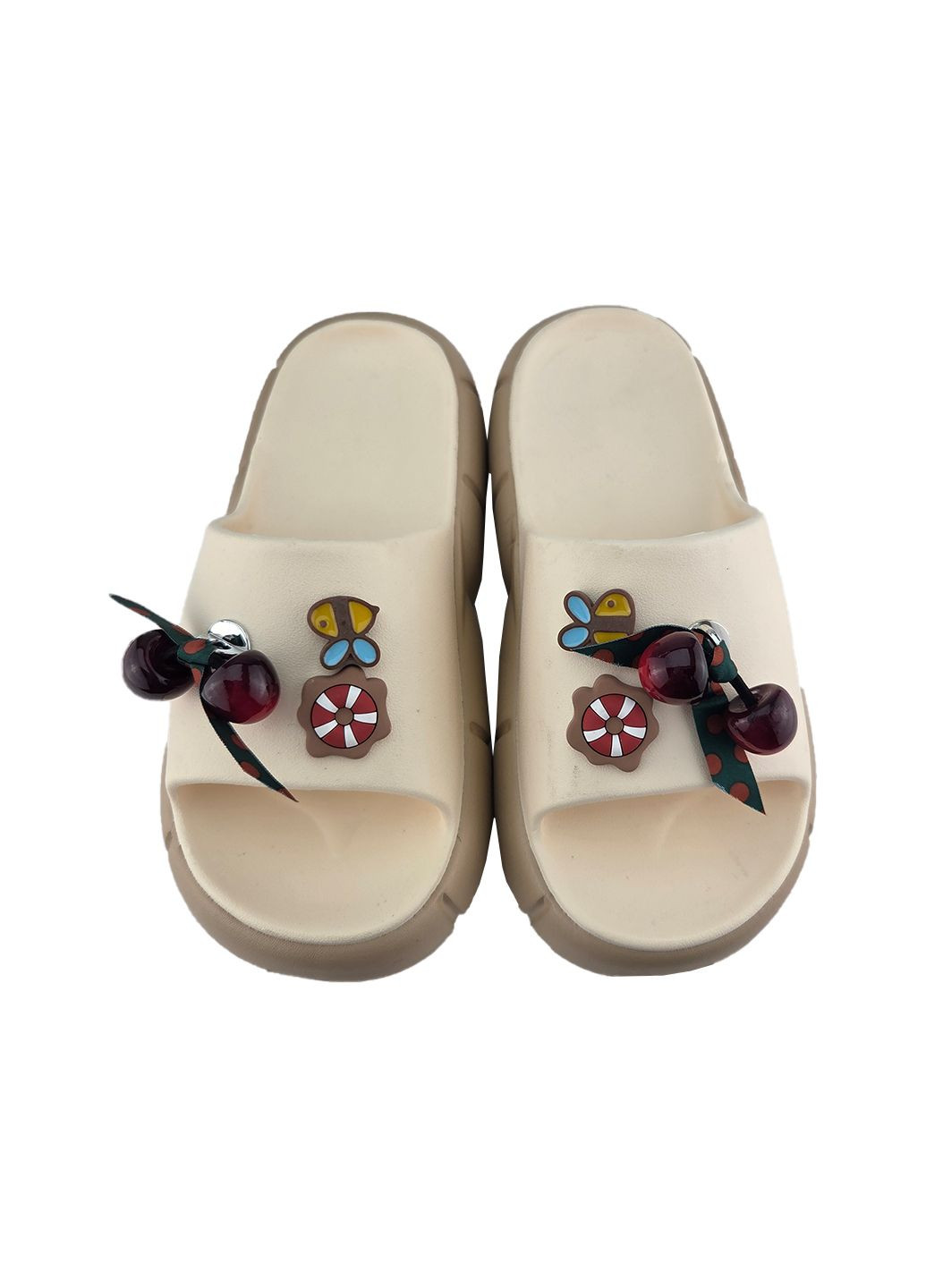 Шльопанці жіночі з джібітсами No Brand (335808581)