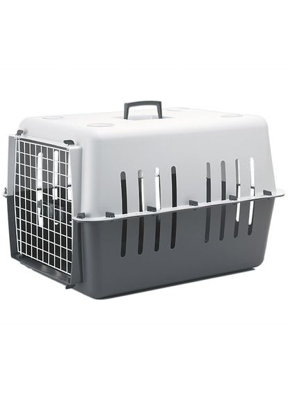 Переноска для собак Pet Carrier4 пластик 66х47х43 см Темно-серый (5411388002671) Savic (313239365)